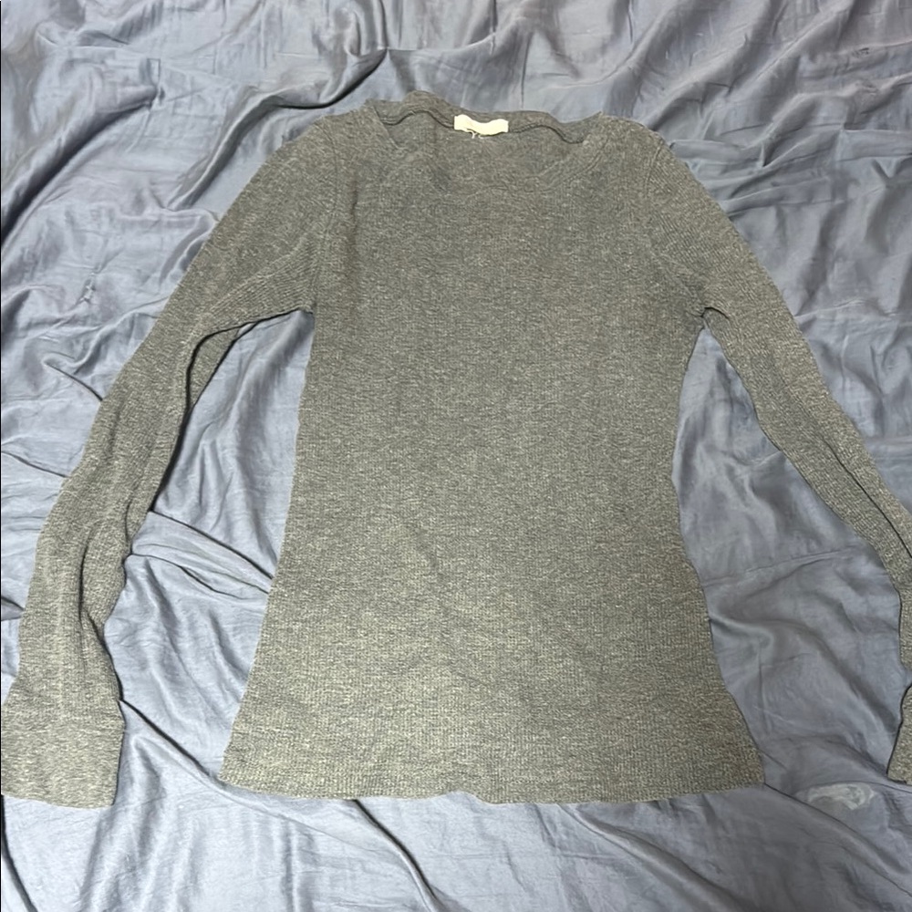 Bozzolo Gray Long Sleeve Tee